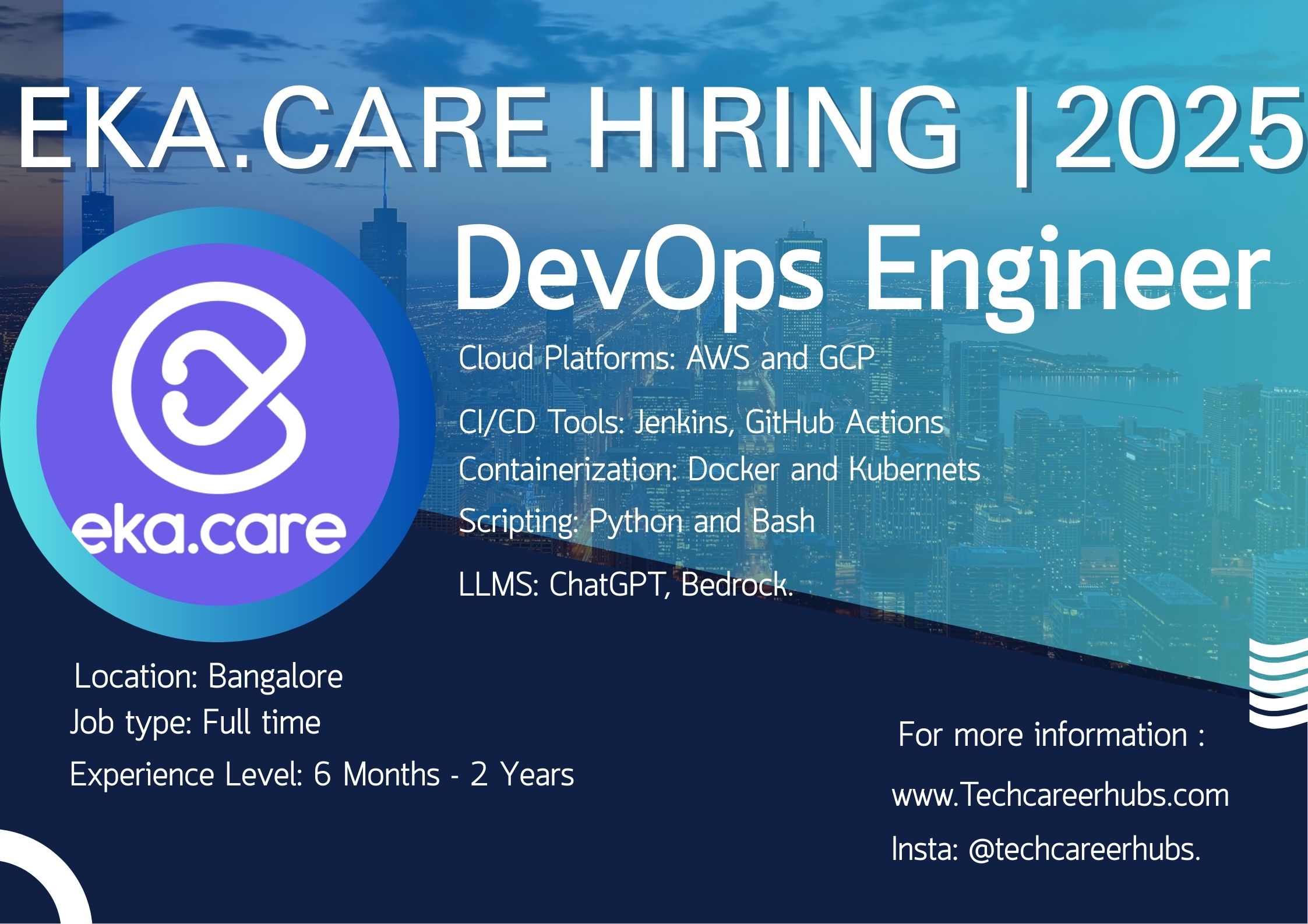 Hiring Freshers 2025 | DevOps Engineer