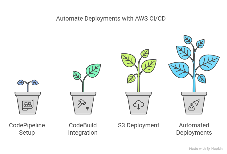 AWS CI/CD Pipeline Automate Deployments