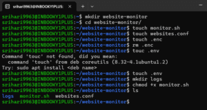 AI-Powered Shell Script Website Monitor