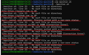 AI-Powered Shell Script Website Monitor
